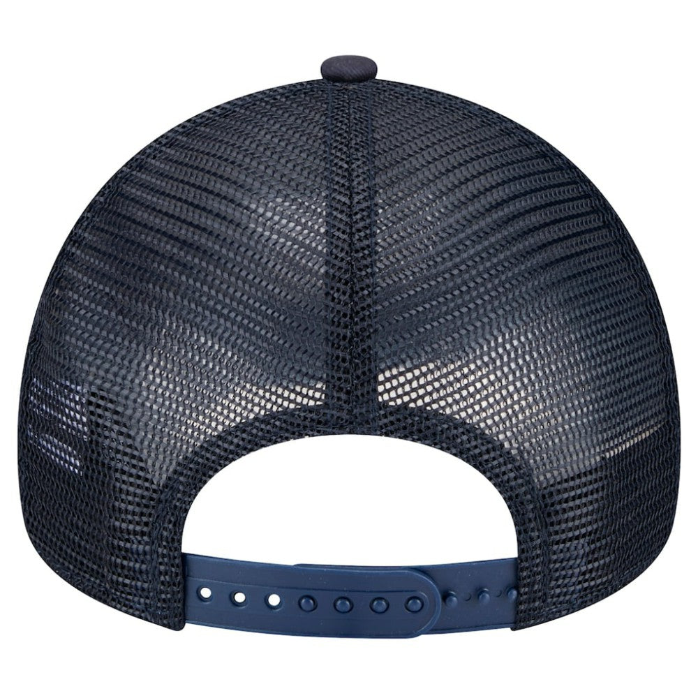 Atlanta Braves 9FORTY A-Frame Trucker Adjustable Hat Navy