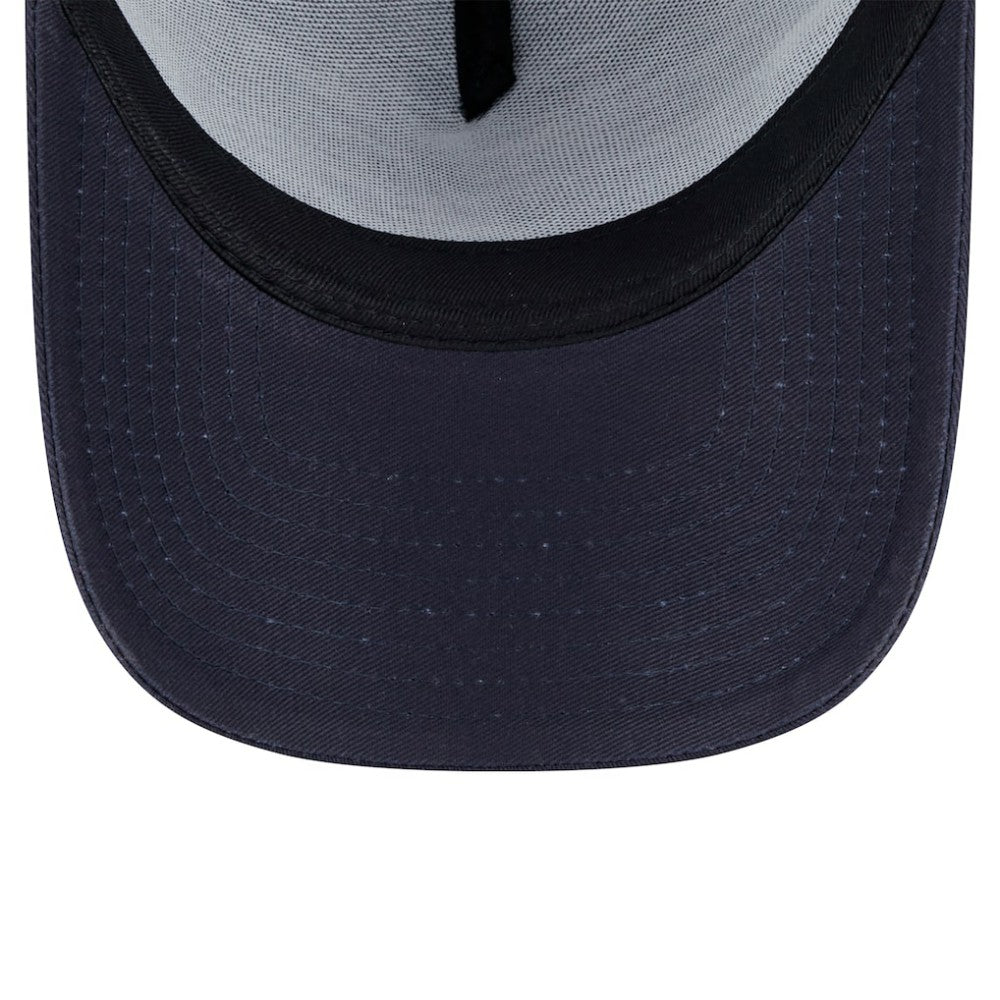 Atlanta Braves 9FORTY A-Frame Trucker Adjustable Hat Navy