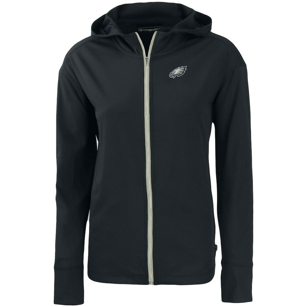 Philadelphia Eagles Cutter & Buck Women's Primary Mark Daybreak Eco Recycled Full-Zip Hoodie - Black discount