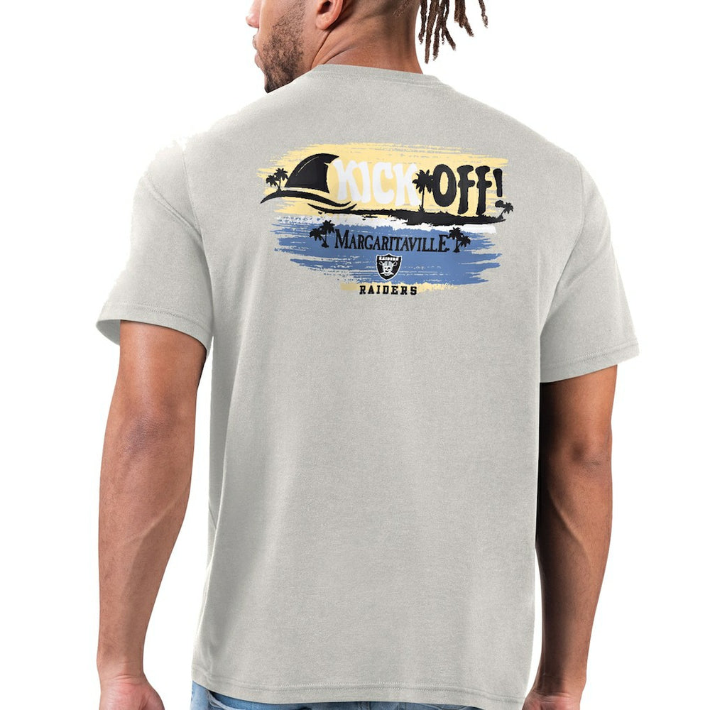 Las Vegas Raiders Margaritaville T-Shirt - Silver for sale