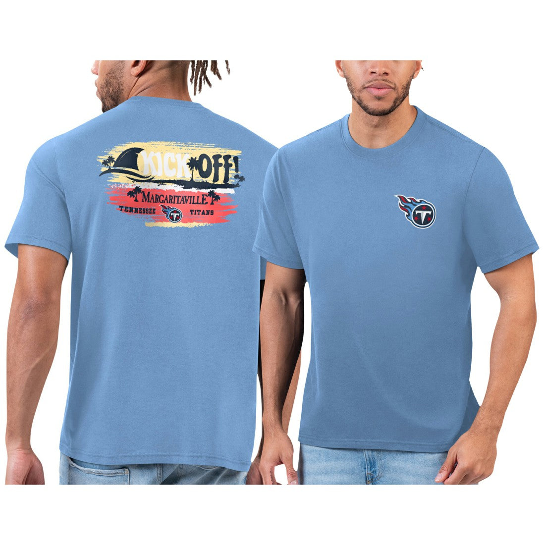 Tennessee Titans Margaritaville T-Shirt - Blue on sale