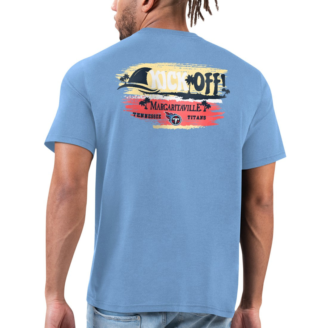 Tennessee Titans Margaritaville T-Shirt - Blue on sale