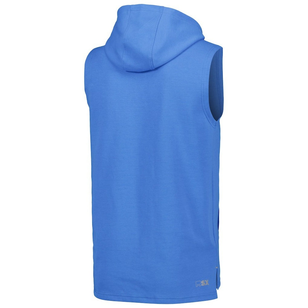 Los Angeles Chargers MSX by Michael Strahan Captain Sleeveless Hoodie T-Shirt - Powder Blue on sale