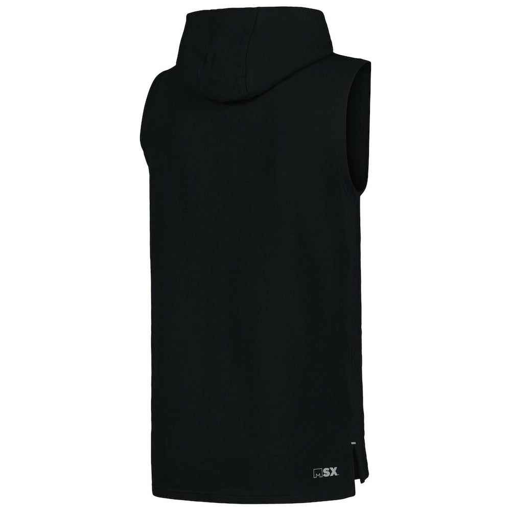 Cincinnati Bengals MSX by Michael Strahan Captain Sleeveless Hoodie T-Shirt - Black sale