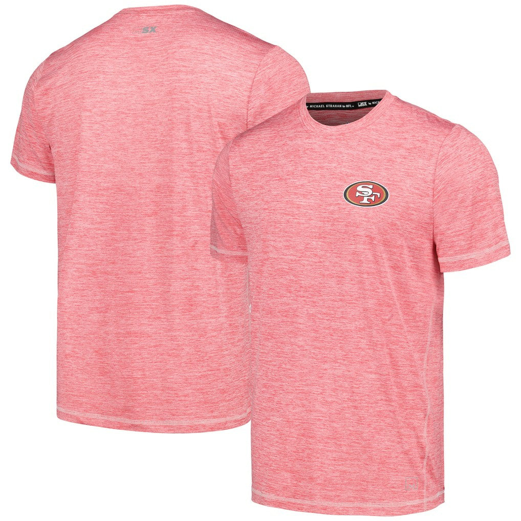 San Francisco 49ers MSX by Michael Strahan Motion Space-Dye T-Shirt - Scarlet for sale