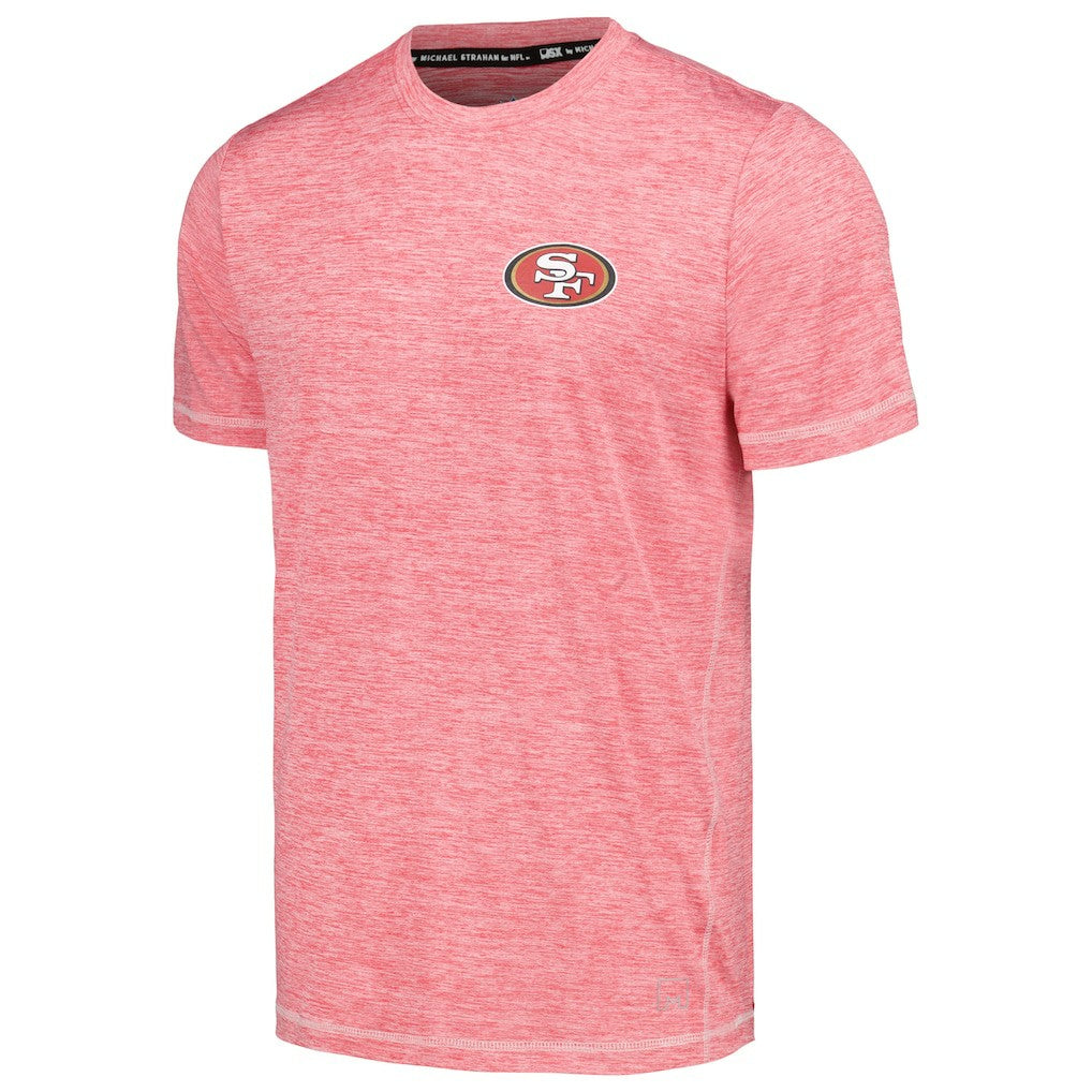 San Francisco 49ers MSX by Michael Strahan Motion Space-Dye T-Shirt - Scarlet for sale