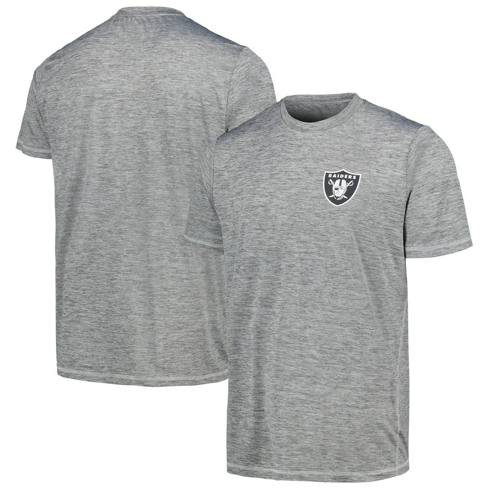Las Vegas Raiders MSX by Michael Strahan Motion Space-Dye T-Shirt - Gray on sale