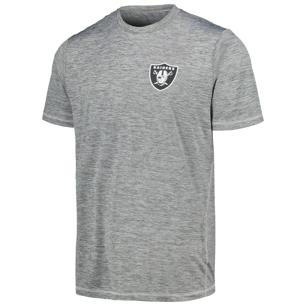 Las Vegas Raiders MSX by Michael Strahan Motion Space-Dye T-Shirt - Gray on sale