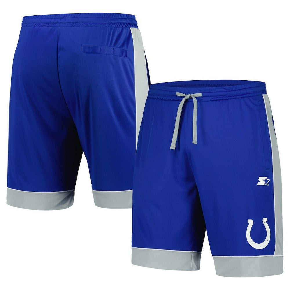 Indianapolis Colts Starter Fan Favorite Fashion Shorts - Royal/Gray sale