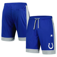 Indianapolis Colts Starter Fan Favorite Fashion Shorts - Royal/Gray sale