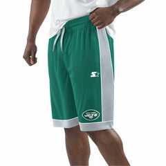New York Jets Starter Fan Favorite Fashion Shorts - Green/White on sale