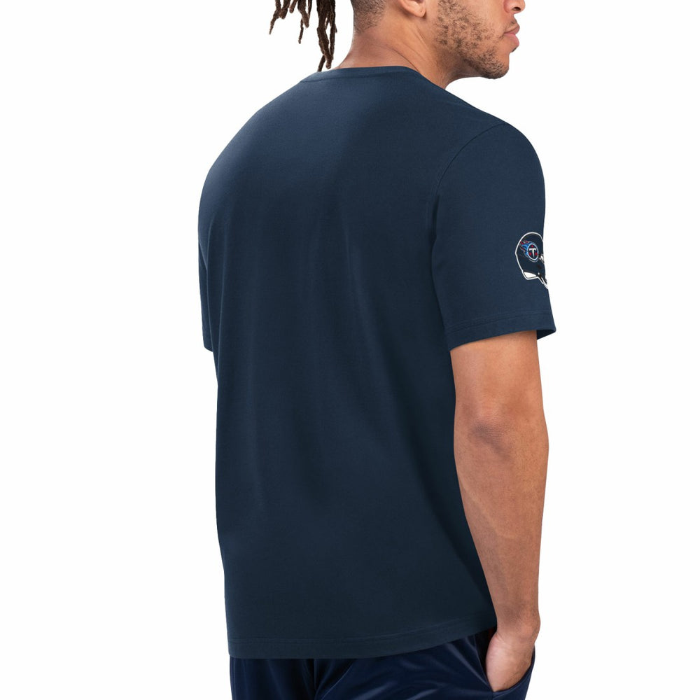Tennessee Titans Starter Finish Line Extreme Graphic T-Shirt - Navy/Light Blue online