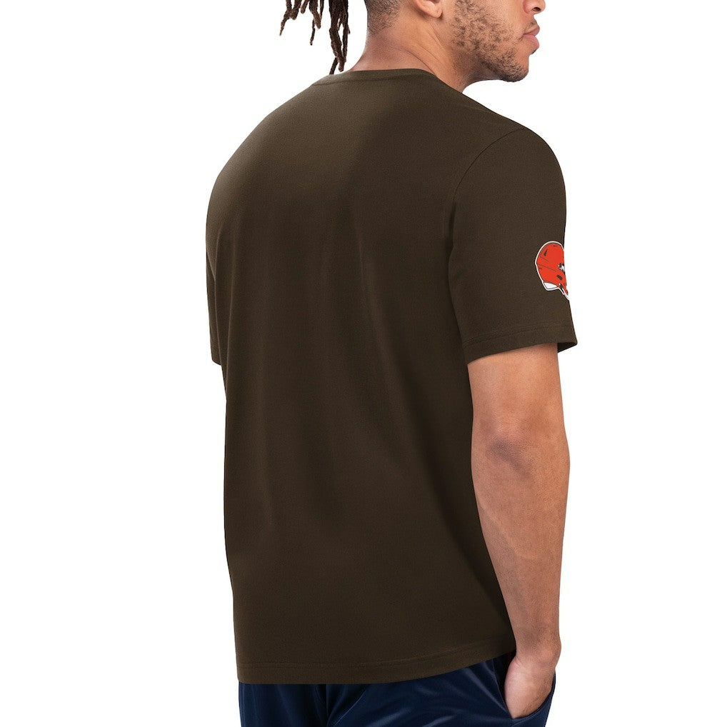 Cleveland Browns Starter Finish Line Extreme Graphic T-Shirt - Brown/Orange sale
