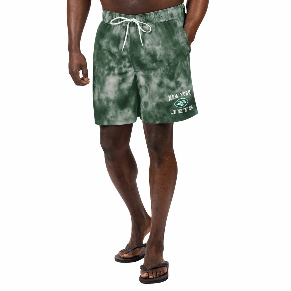 New York Jets G-III Sports by Carl Banks Change Up Volley Swim Trunks - Green discount