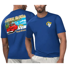 Los Angeles Rams Margaritaville Licensed to Chill T-Shirt - Royal sale