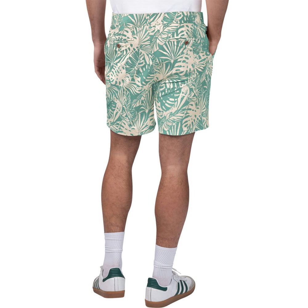 New York Jets Margaritaville Sandwashed Monstera Print Amphib Shorts - Green online