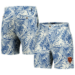 Chicago Bears Margaritaville Sandwashed Monstera Print Amphib Shorts - Navy discount