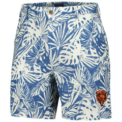 Chicago Bears Margaritaville Sandwashed Monstera Print Amphib Shorts - Navy discount