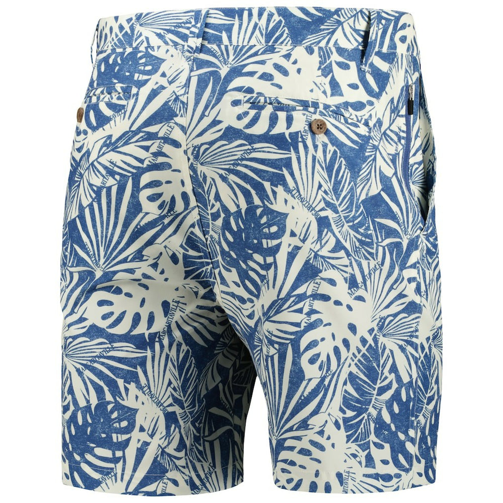 Chicago Bears Margaritaville Sandwashed Monstera Print Amphib Shorts - Navy discount