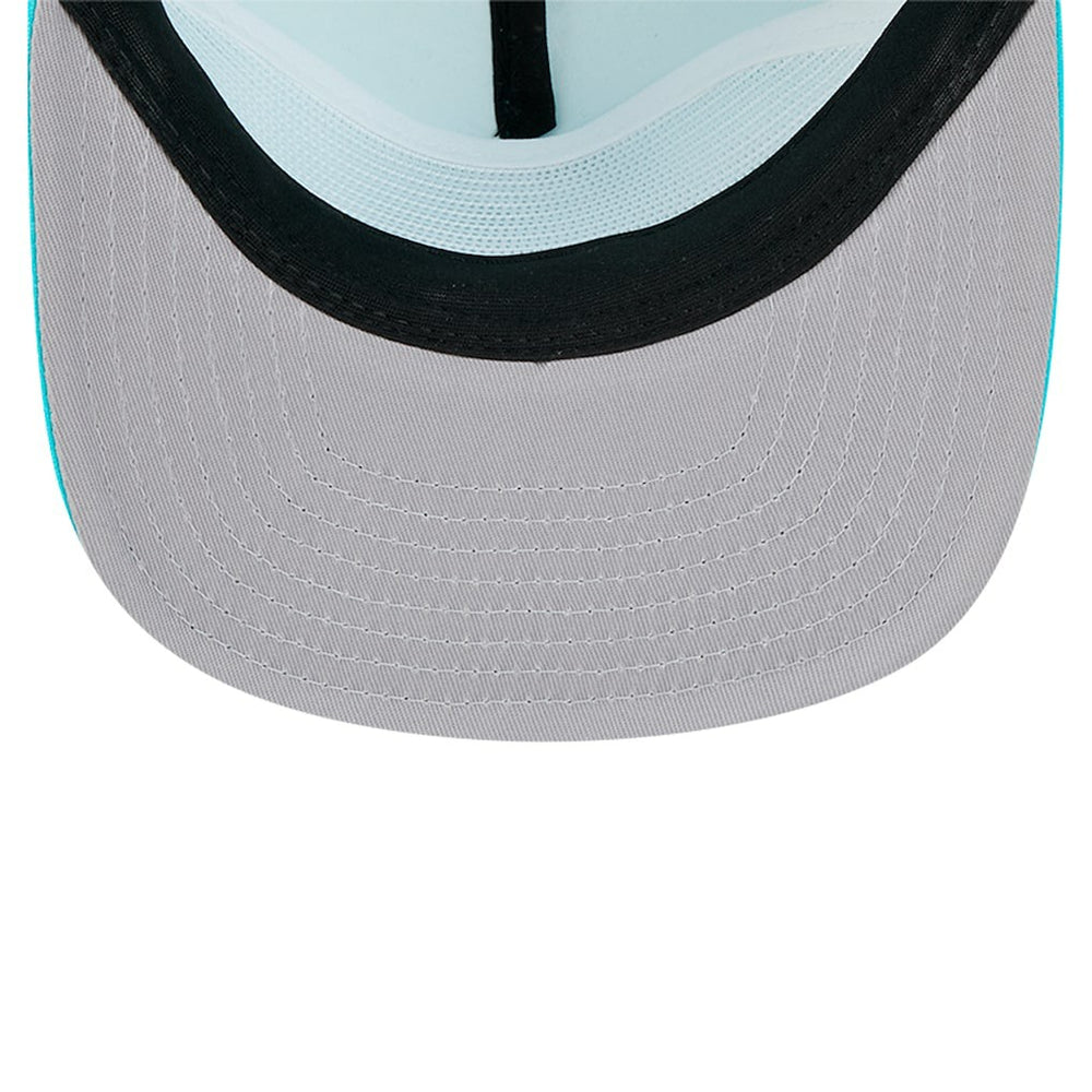New Era Miami Dolphins Aqua Active Tone Golfer Snapback Hat on sale