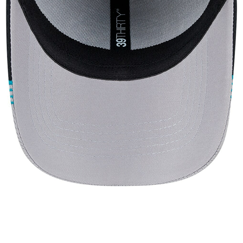 New Era Jacksonville Jaguars Gray Throwback Active Visor Trim 39THIRTY Flex Hat sale