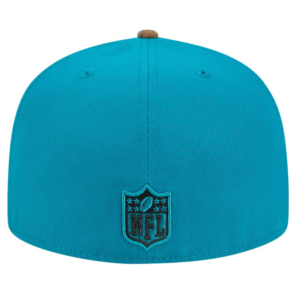 New Era Jacksonville Jaguars Teal Active Two-Tone Camo 59FIFTY Fitted Hat cheap