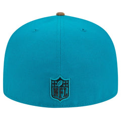 New Era Jacksonville Jaguars Teal Active Two-Tone Camo 59FIFTY Fitted Hat cheap
