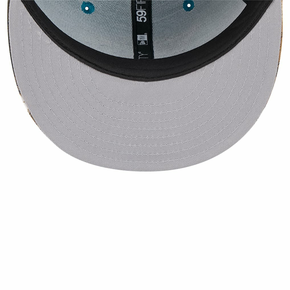 New Era Jacksonville Jaguars Teal Active Two-Tone Camo 59FIFTY Fitted Hat cheap