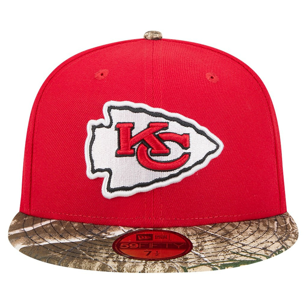 New Era Kansas City Chiefs Red Active Two-Tone Camo 59FIFTY Fitted Hat for sale