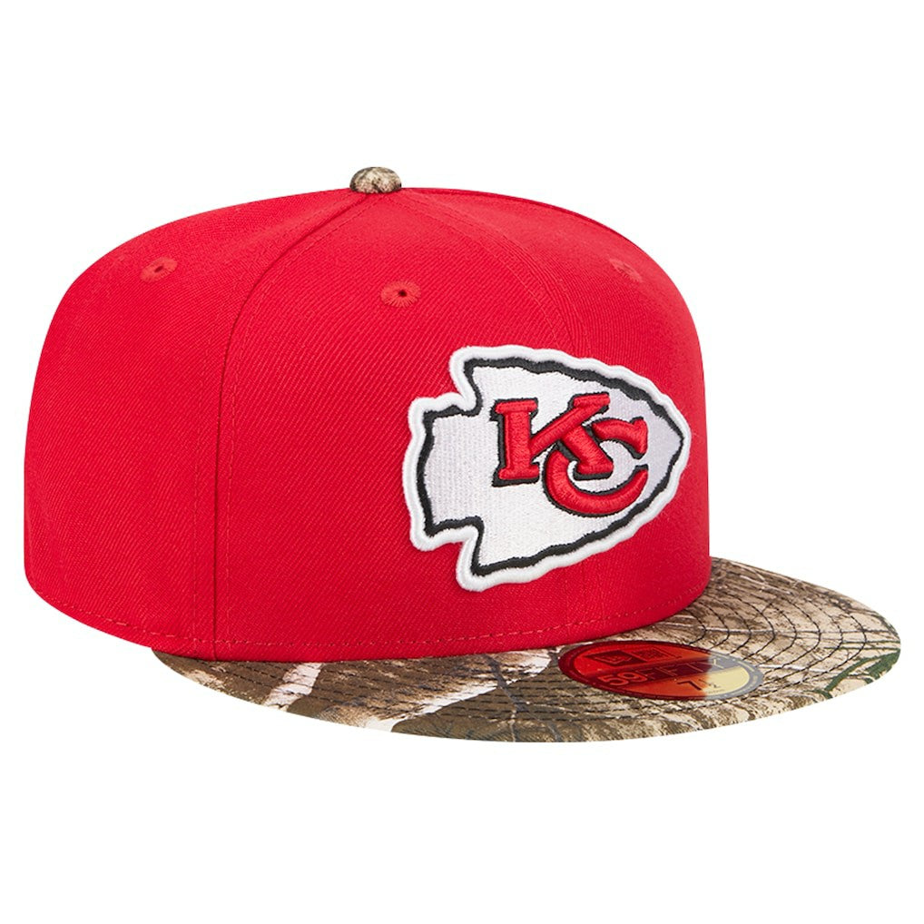 New Era Kansas City Chiefs Red Active Two-Tone Camo 59FIFTY Fitted Hat for sale