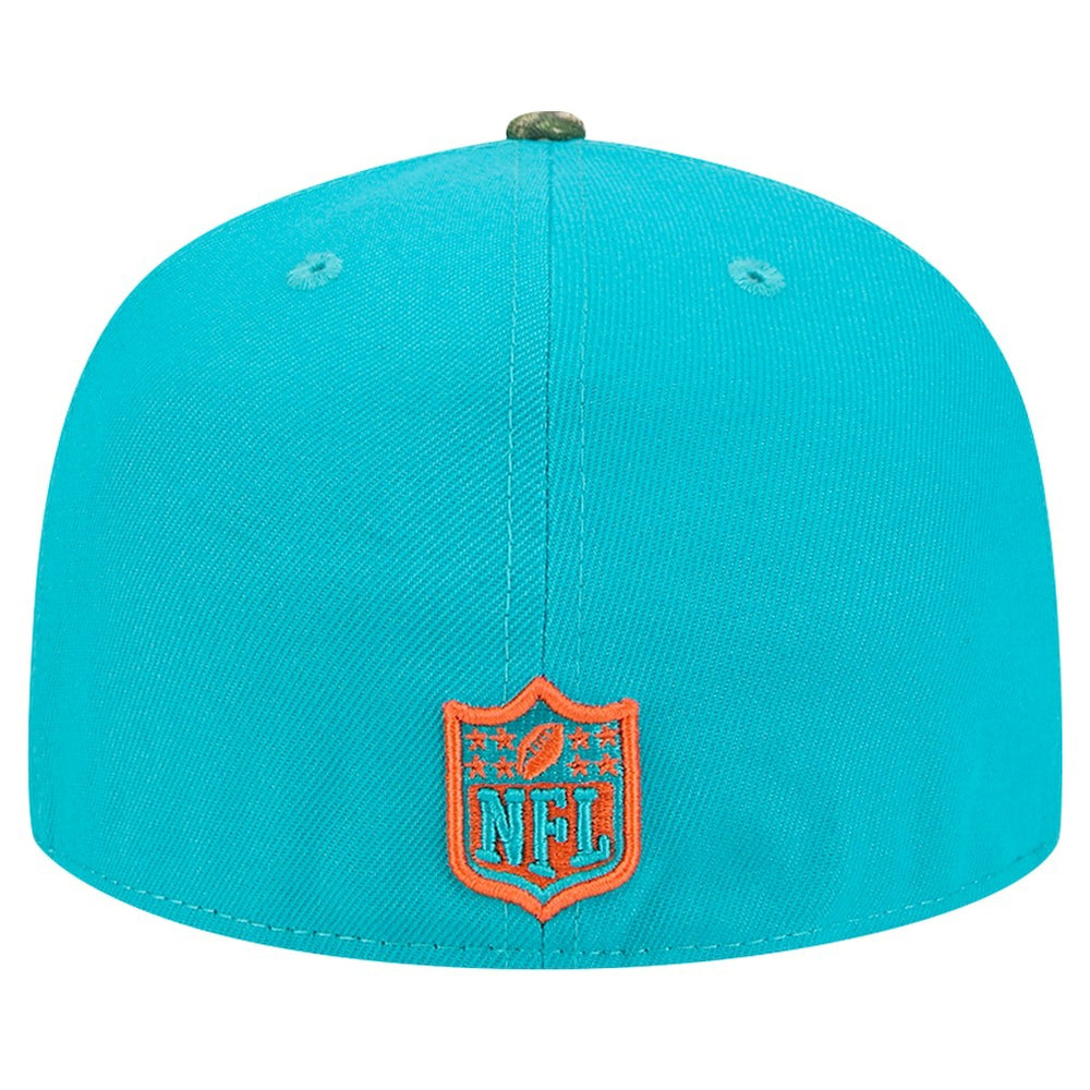 New Era Miami Dolphins Aqua Active Two-Tone Camo 59FIFTY Fitted Hat online