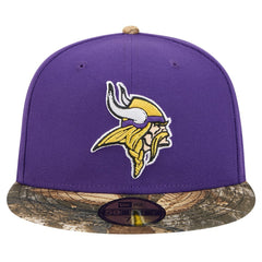 New Era Minnesota Vikings Purple Active Two-Tone Camo 59FIFTY Fitted Hat on sale