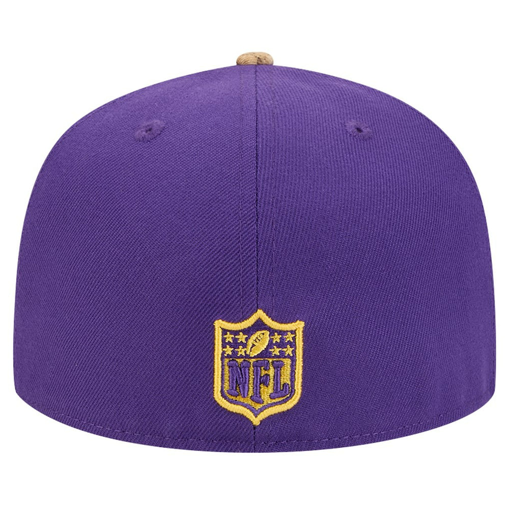 New Era Minnesota Vikings Purple Active Two-Tone Camo 59FIFTY Fitted Hat on sale