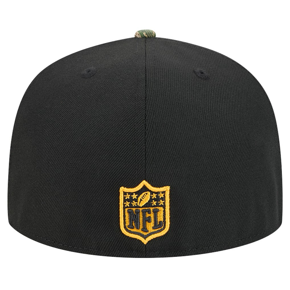 New Era Pittsburgh Steelers Black Active Two-Tone Camo 59FIFTY Fitted Hat online