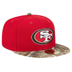 New Era San Francisco 49ers Scarlet Active Two-Tone Camo 59FIFTY Fitted Hat online