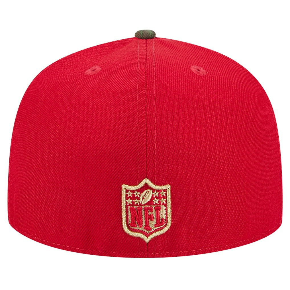 New Era San Francisco 49ers Scarlet Active Two-Tone Camo 59FIFTY Fitted Hat online