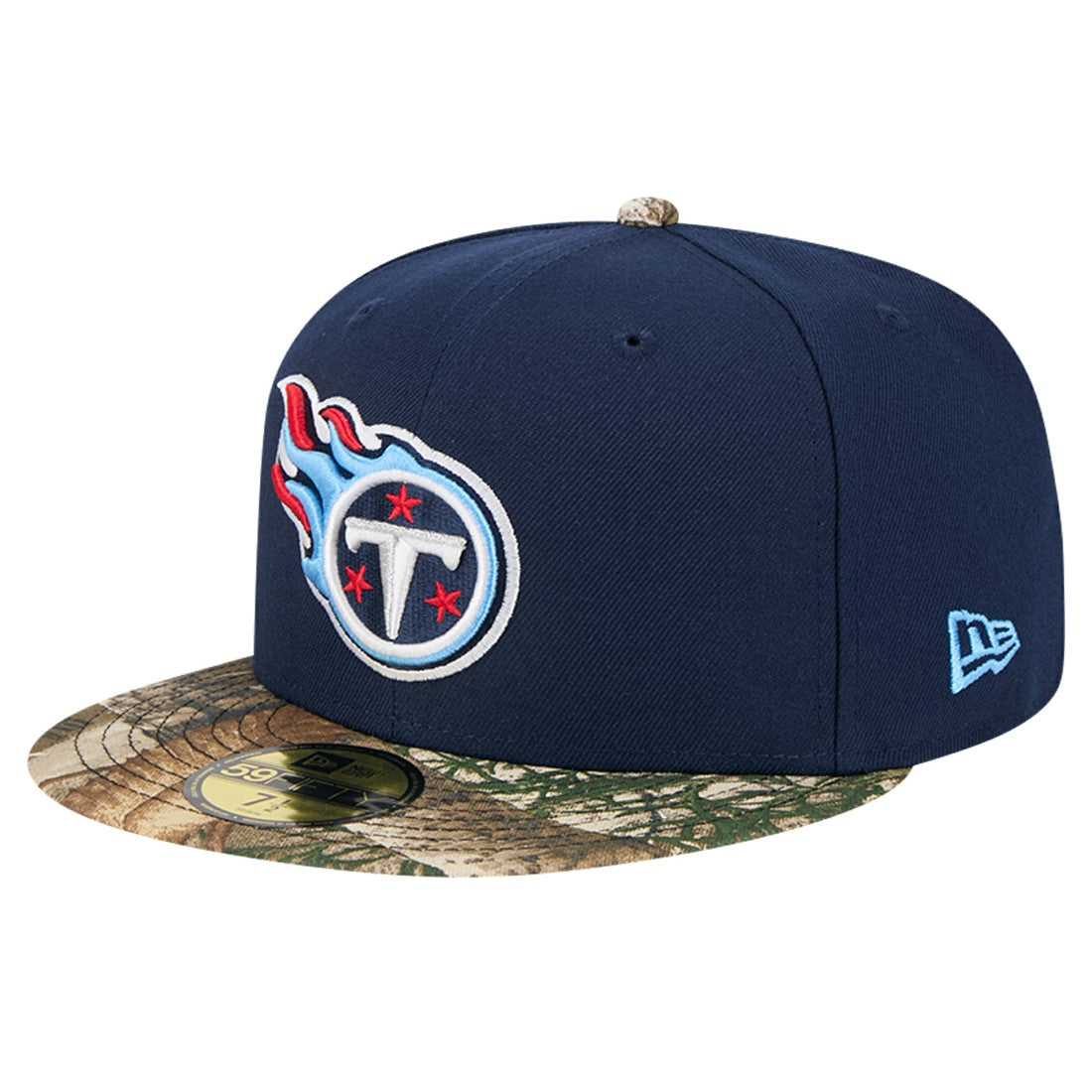 New Era Tennessee Titans Navy Active Two-Tone Camo 59FIFTY Fitted Hat discount