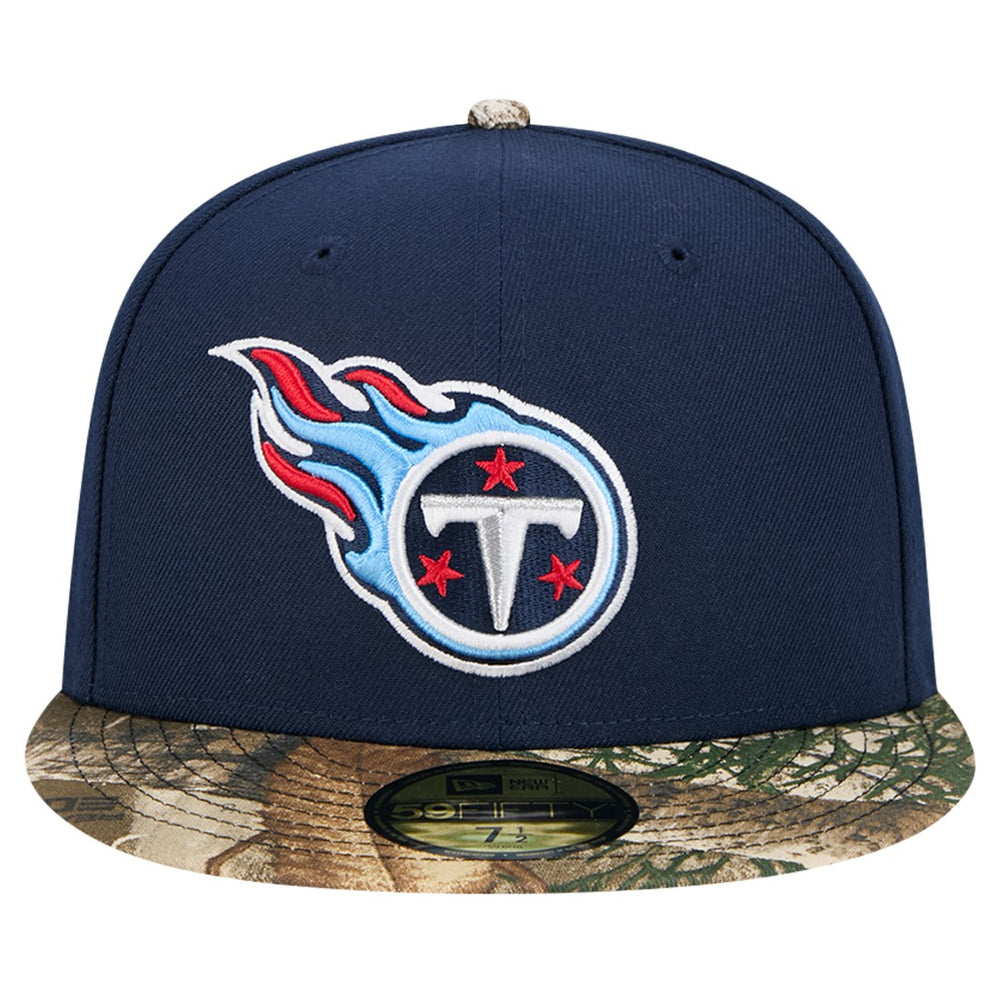 New Era Tennessee Titans Navy Active Two-Tone Camo 59FIFTY Fitted Hat discount