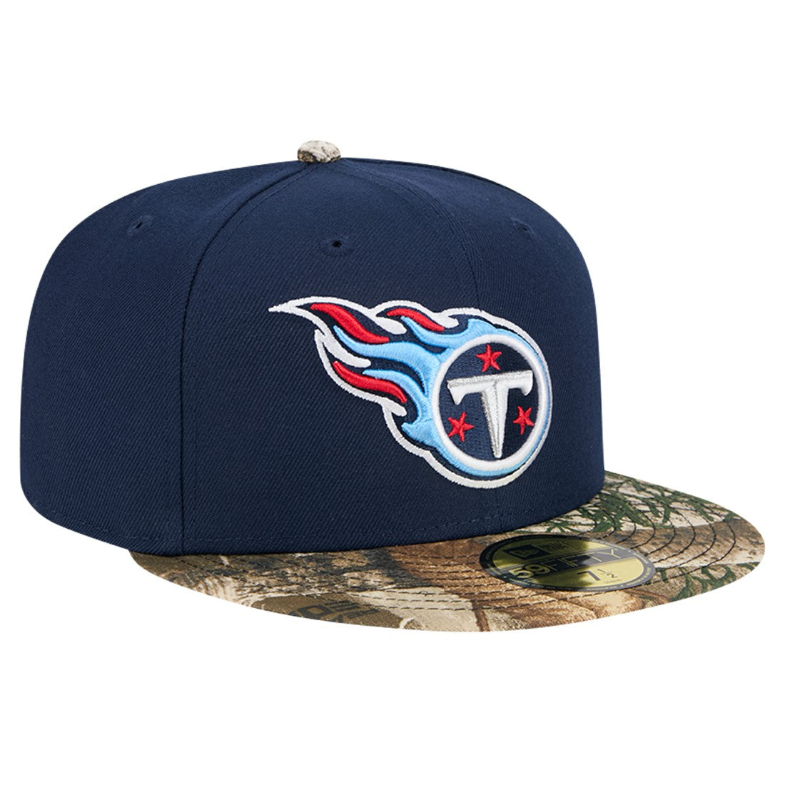 New Era Tennessee Titans Navy Active Two-Tone Camo 59FIFTY Fitted Hat discount
