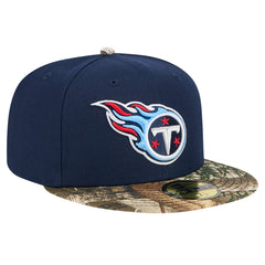 New Era Tennessee Titans Navy Active Two-Tone Camo 59FIFTY Fitted Hat discount
