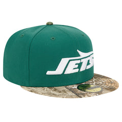 New Era New York Jets Green Active Two-Tone Camo 59FIFTY Fitted Hat cheap