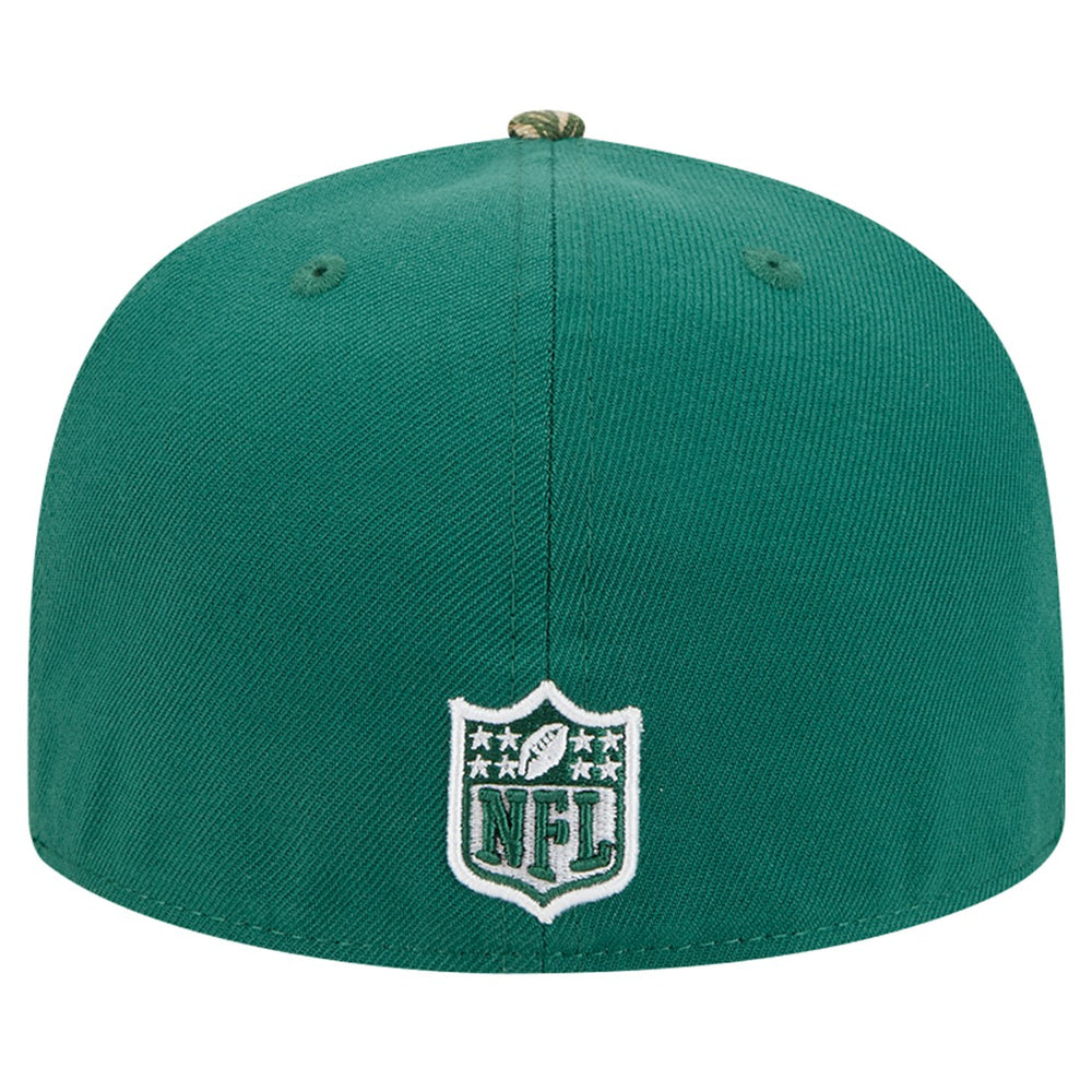 New Era New York Jets Green Active Two-Tone Camo 59FIFTY Fitted Hat cheap