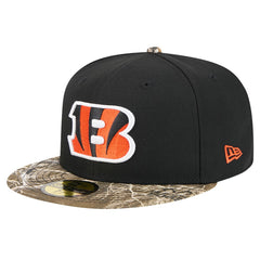 New Era Cincinnati Bengals Black Active Two-Tone Camo 59FIFTY Fitted Hat discount
