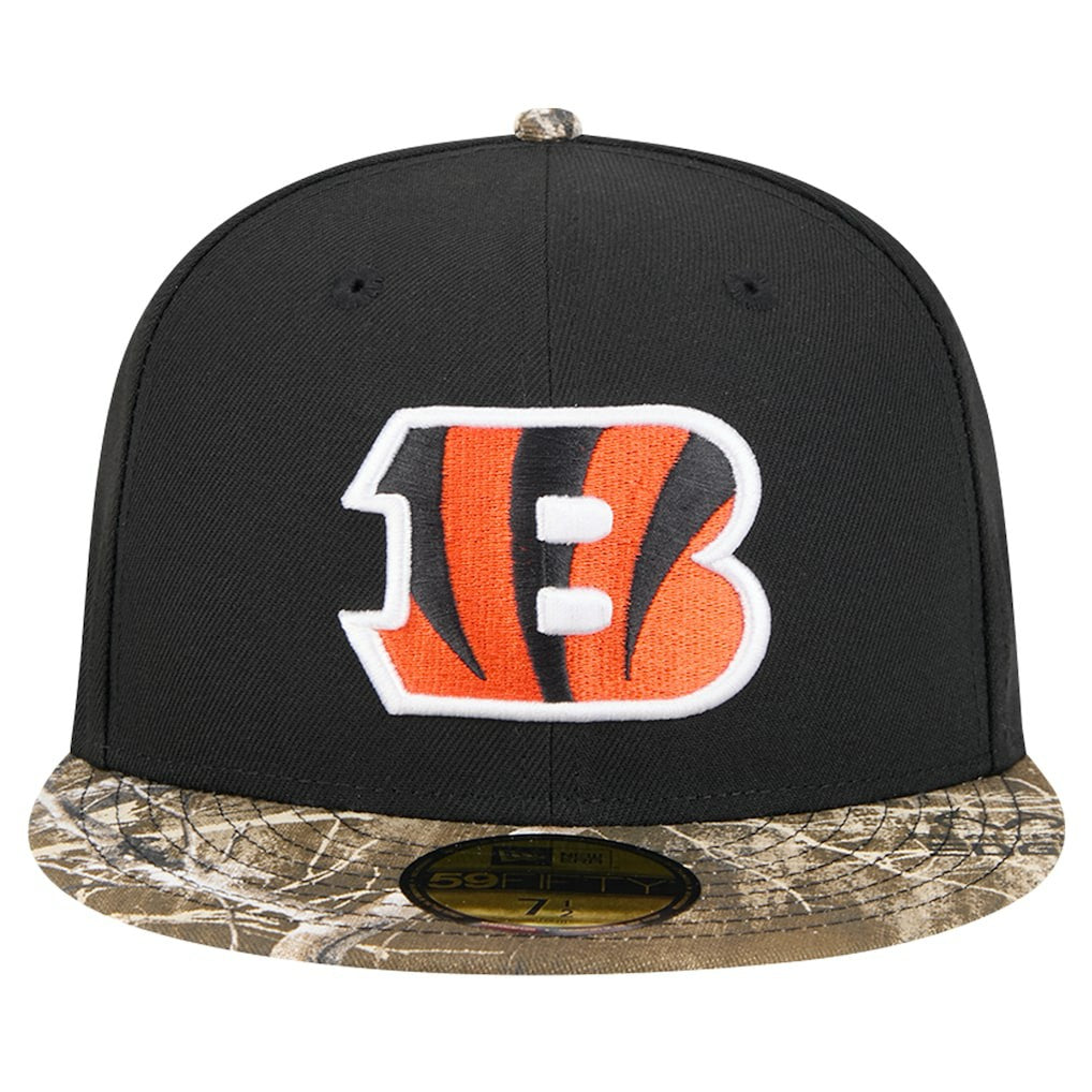 New Era Cincinnati Bengals Black Active Two-Tone Camo 59FIFTY Fitted Hat discount