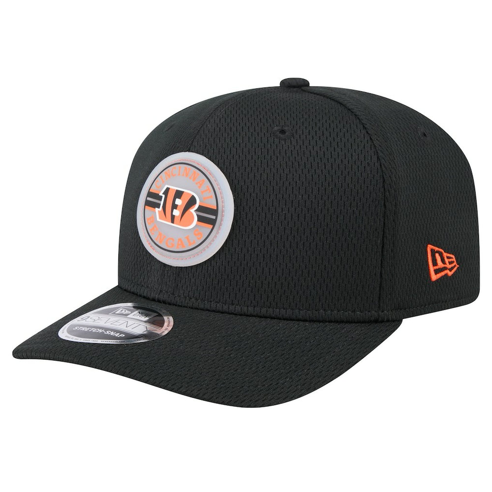 Cincinnati Bengals New Era Adventure Patched 9SEVENTY Stretch-Snap Adjustable Hat - Black discount