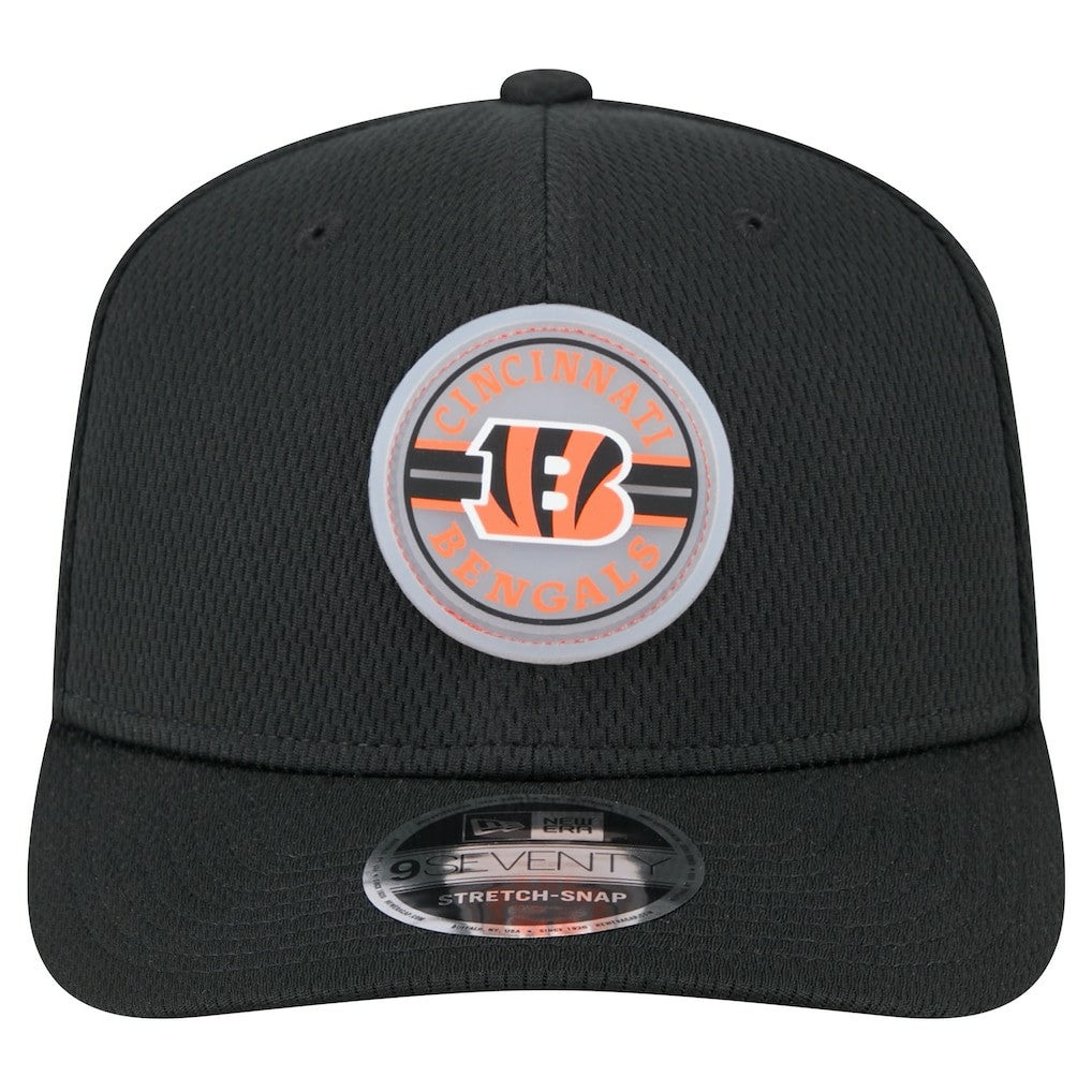 Cincinnati Bengals New Era Adventure Patched 9SEVENTY Stretch-Snap Adjustable Hat - Black discount