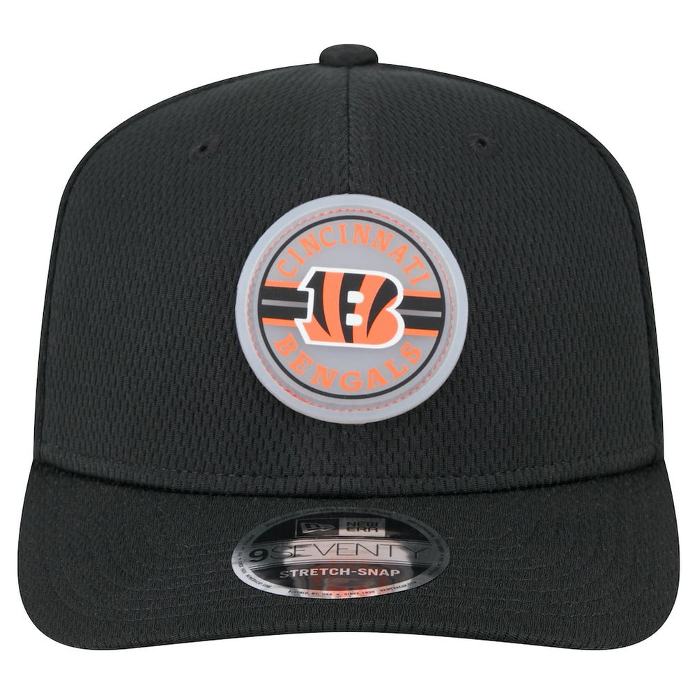 Cincinnati Bengals New Era Adventure Patched 9SEVENTY Stretch-Snap Adjustable Hat - Black discount