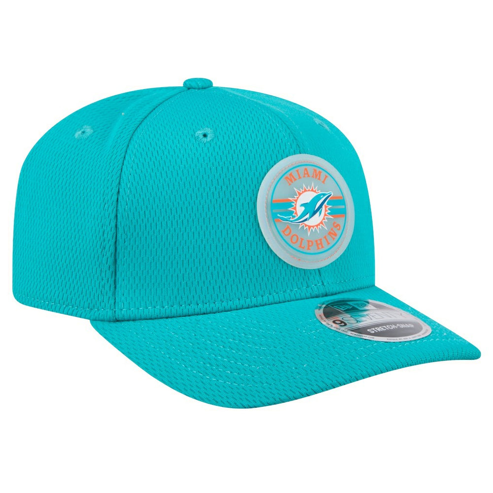 Miami Dolphins New Era Adventure Patched 9SEVENTY Stretch-Snap Adjustable Hat - Aqua sale