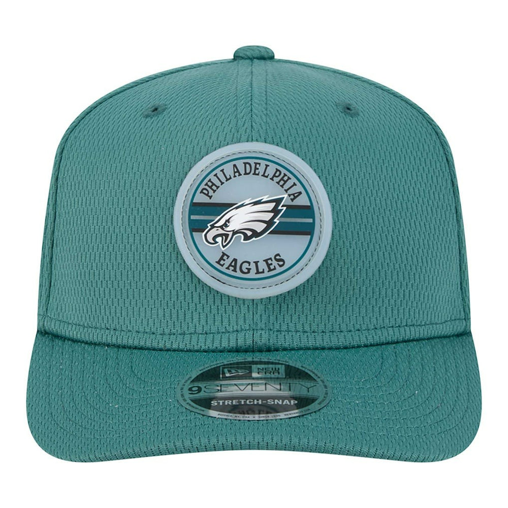 Philadelphia Eagles New Era Adventure Patched 9SEVENTY Stretch-Snap Adjustable Hat - Midnight Green discount