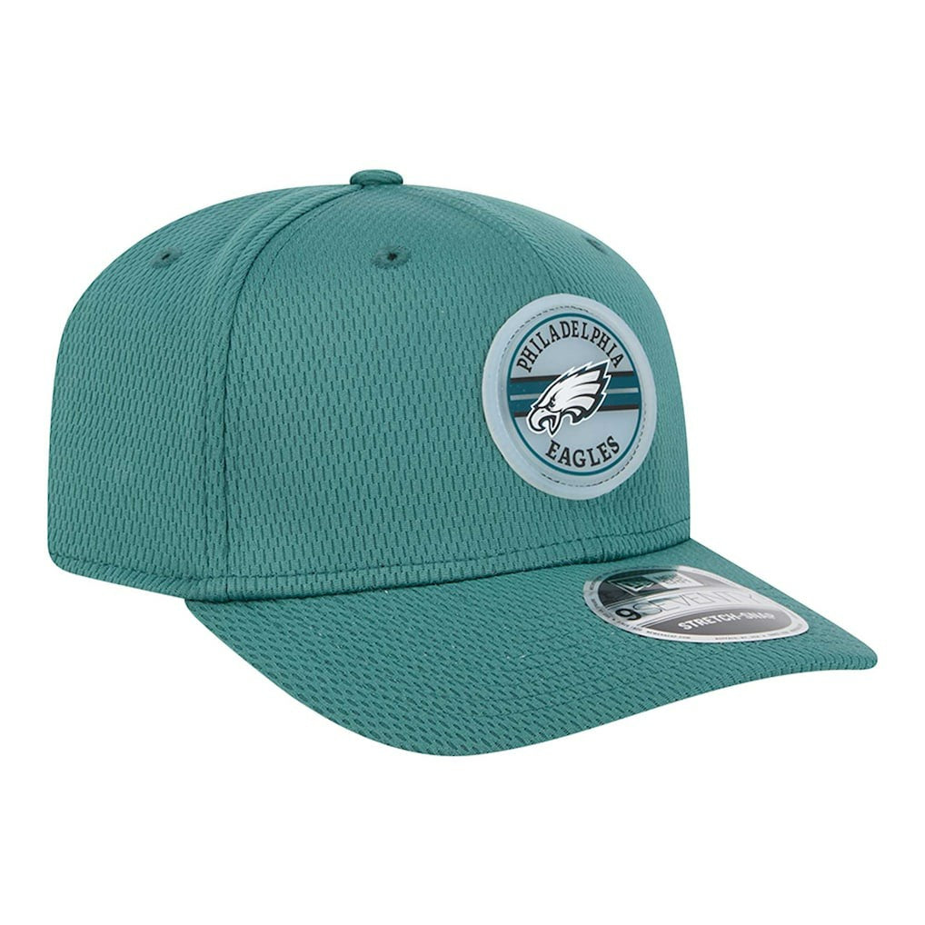 Philadelphia Eagles New Era Adventure Patched 9SEVENTY Stretch-Snap Adjustable Hat - Midnight Green discount